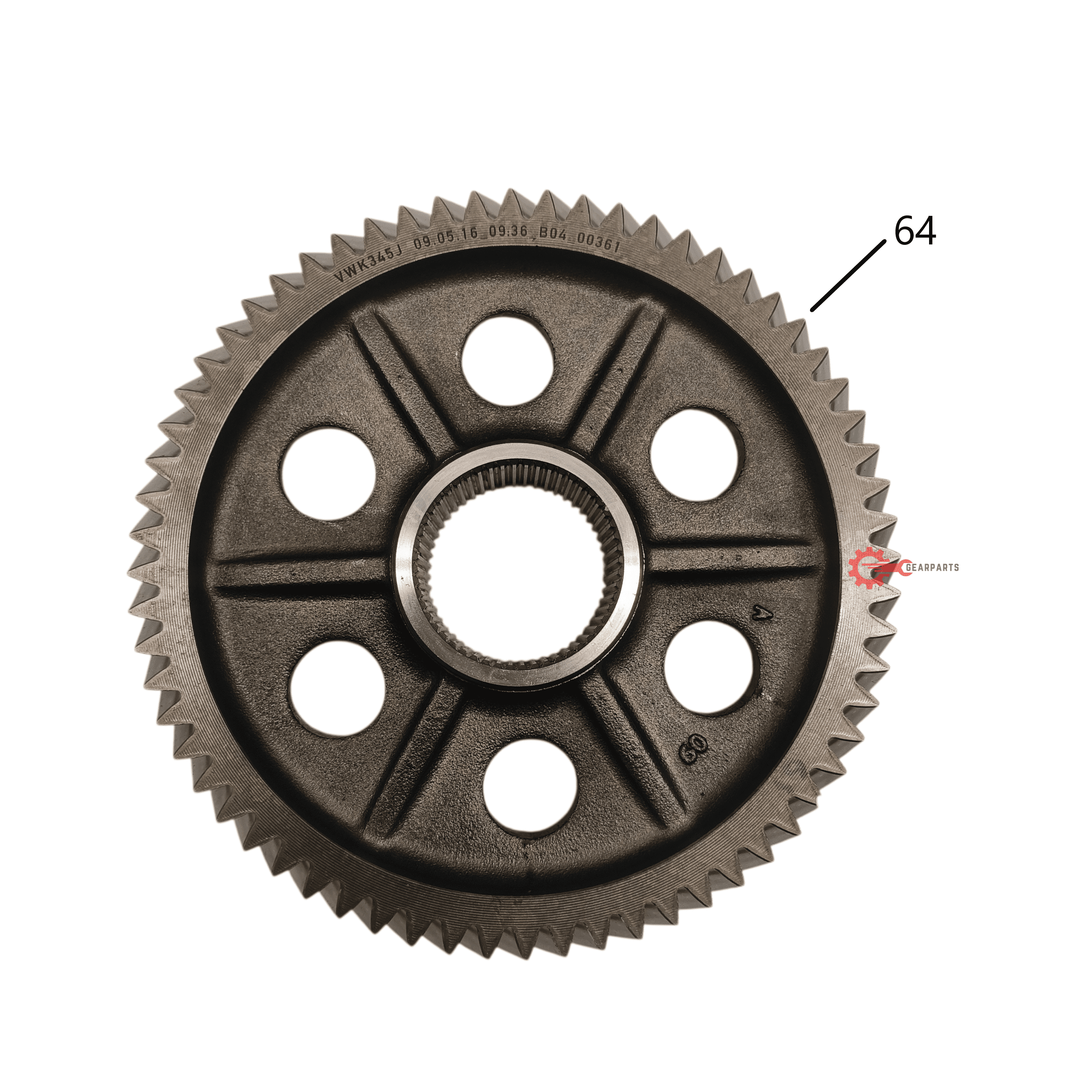 S-TRONIC 0CK 0CL DL382 KOŁO ZĘBATE PRZEKŁADNI 64 ZĘBY